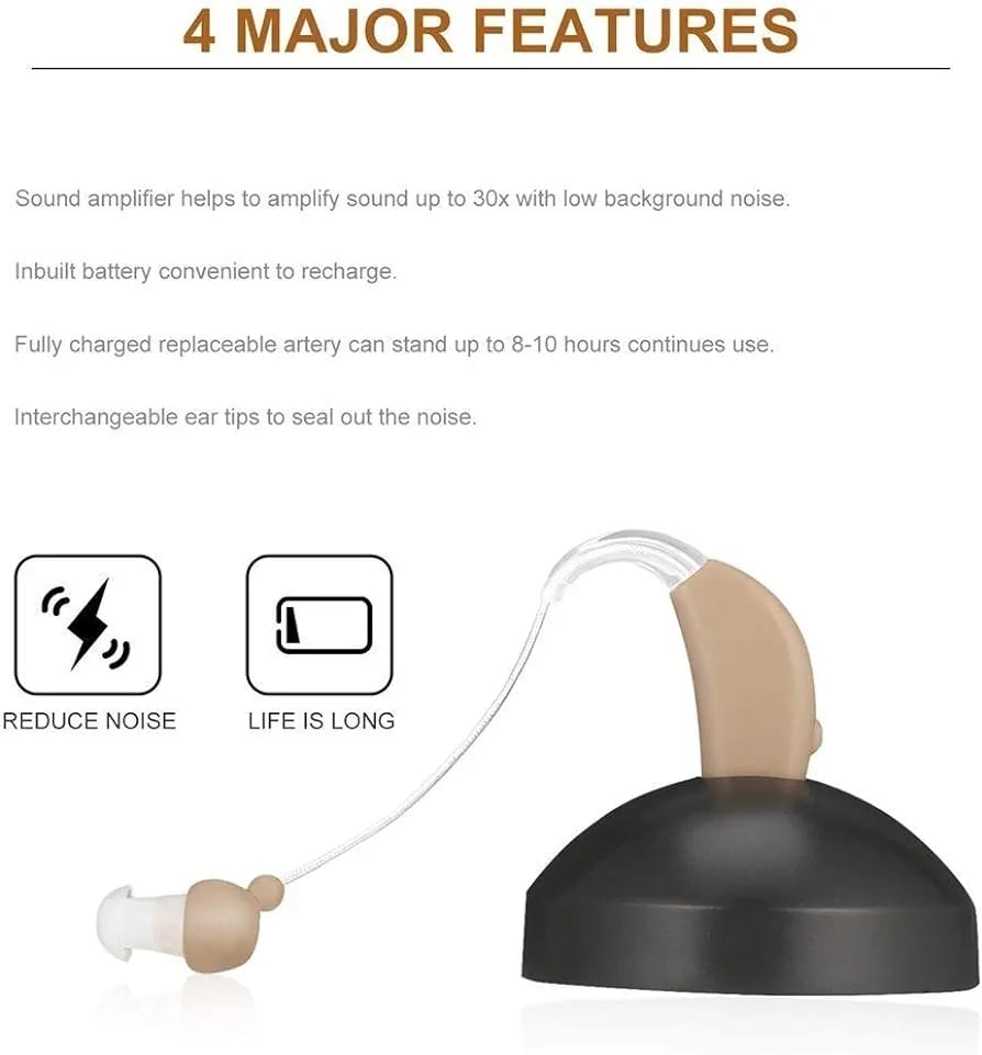 Audífono Recargable Ortopedico para Sordos