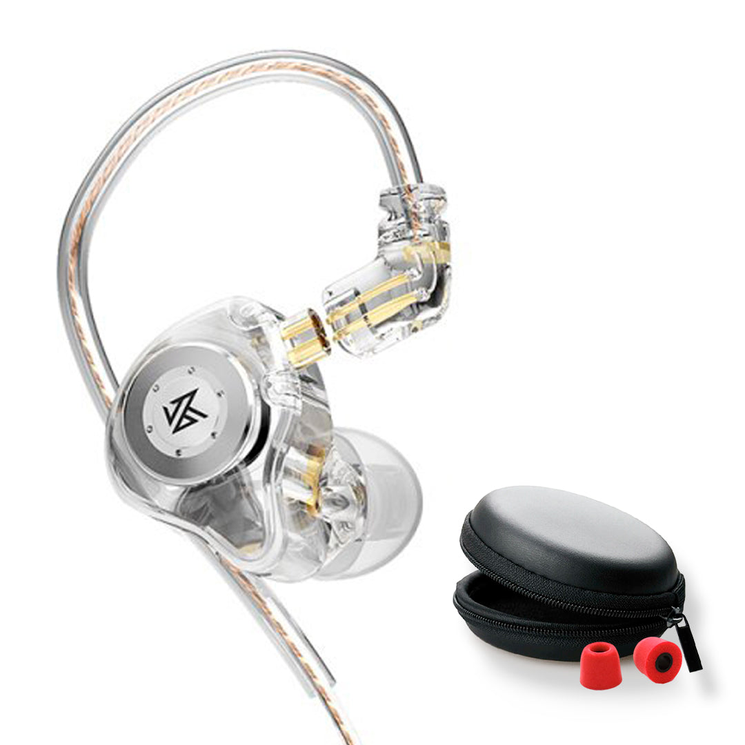 Audífonos In ears KZ EDX PRO + Espumas + Estuche