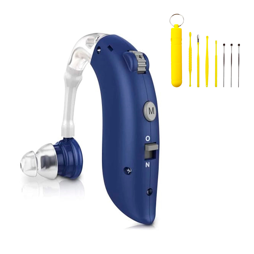 Audífono para Sordos Individual – (Perdida Severa de Audición) + Kit de Limpieza para Oídos de Regalo