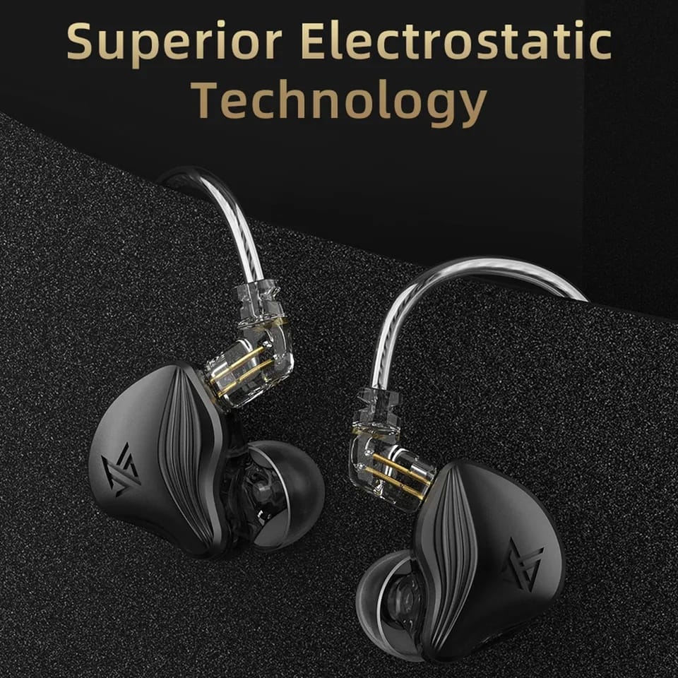 Audífonos KZ ZEX + Accesorios + Espumas + Estuche.