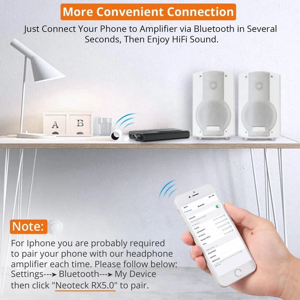 Amplificador Neoteck con Bluetooth