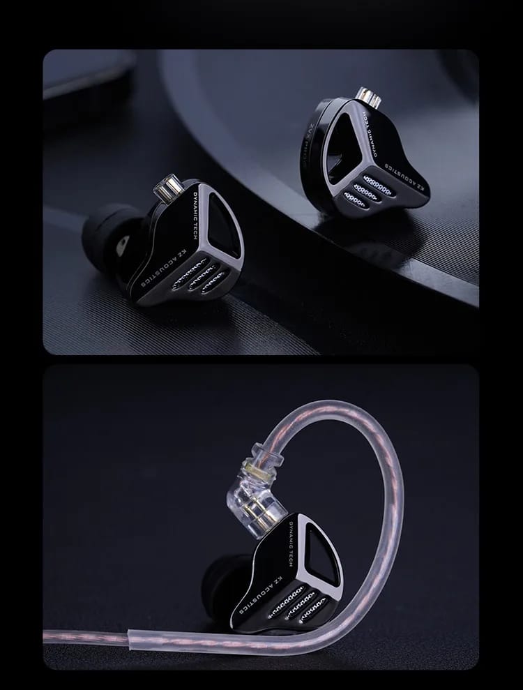 Audífonos KZ ZVX + Accesorios + Espumas + Estuche.