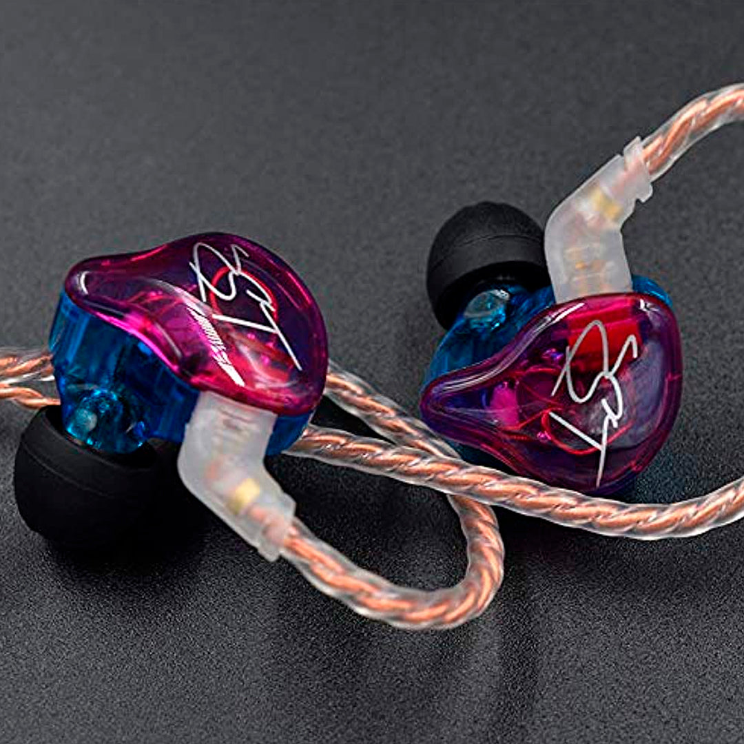 Audífonos In ears KZ ZSTX + Espumas acústicas + Estuche