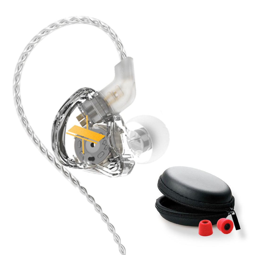 Audífonos In ears KZ EDX + Espumas + Estuche