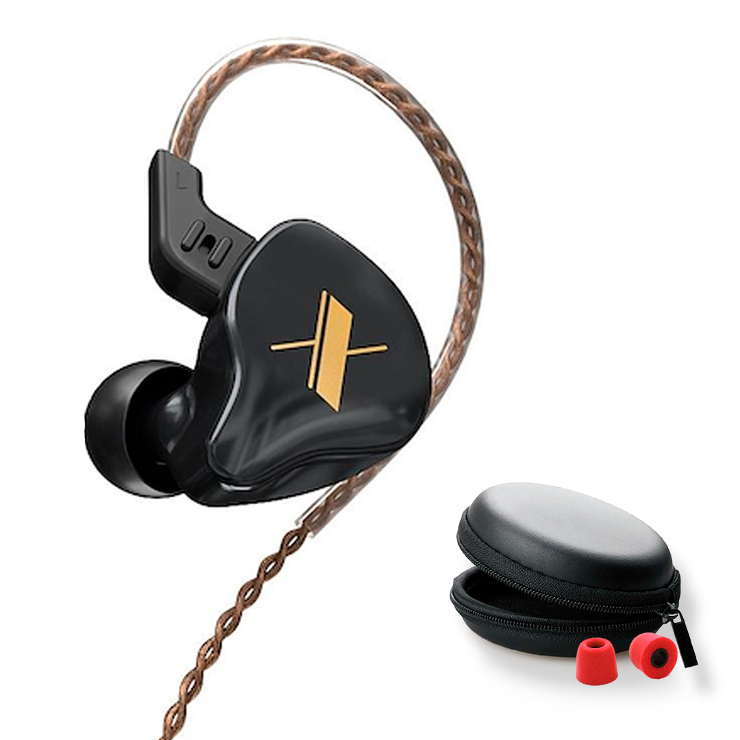 Audífonos In ears KZ EDX + Espumas + Estuche