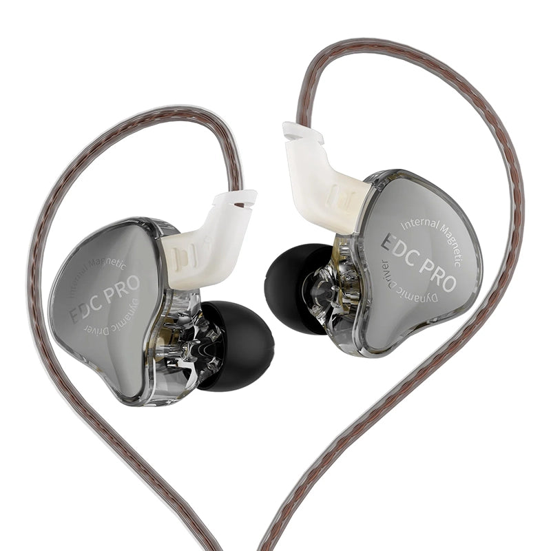 Audífonos KZ EDC PRO + Accesorios + Espumas + Estuche.
