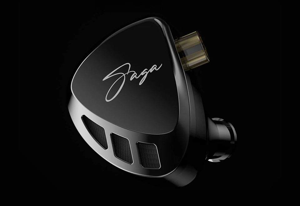 Audífonos KZ Saga + Accesorios + Espumas + Estuche.