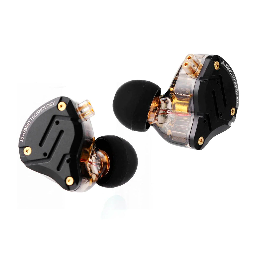 Audífonos Monitores KZ ZS10 Pro X + Espumas Acústicas