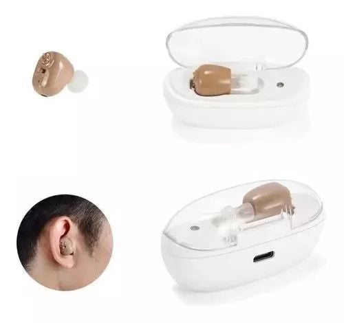 Audífono para Sordos Individual – (Perdida Severa) + Kit de Limpieza para Oídos de Regalo.