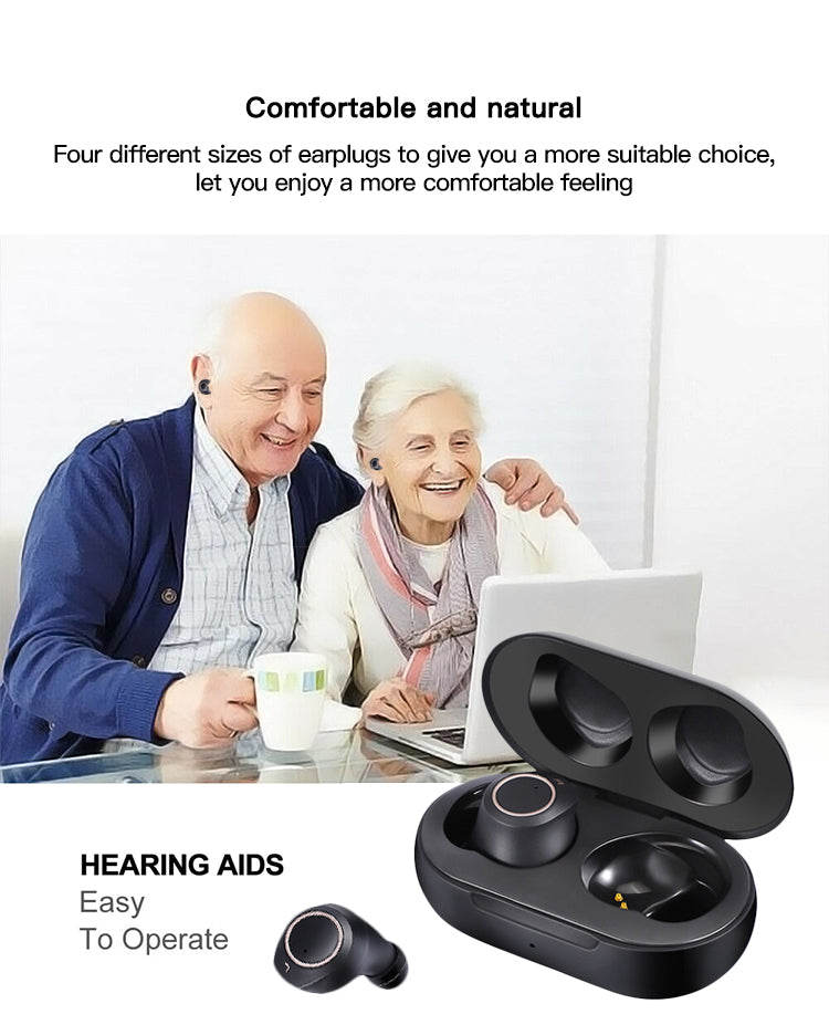 Audífonos para Sordos – (Perdida Moderada de Audición) + Kit de Limpieza para Oídos de Regalo.