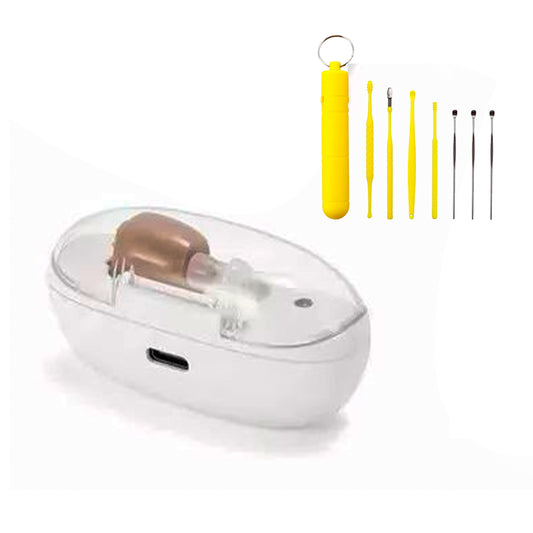 Audífono para Sordos Individual – (Perdida Severa) + Kit de Limpieza para Oídos de Regalo.