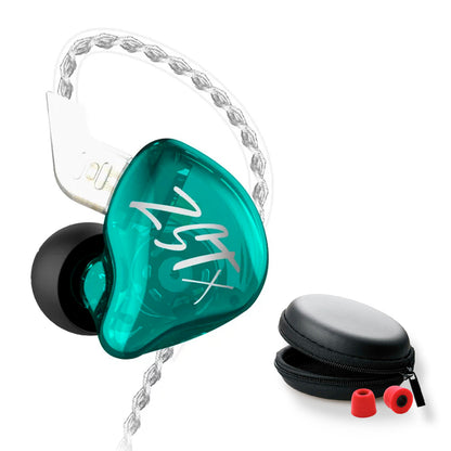 Audífonos In ears KZ ZSTX + Espumas acústicas + Estuche